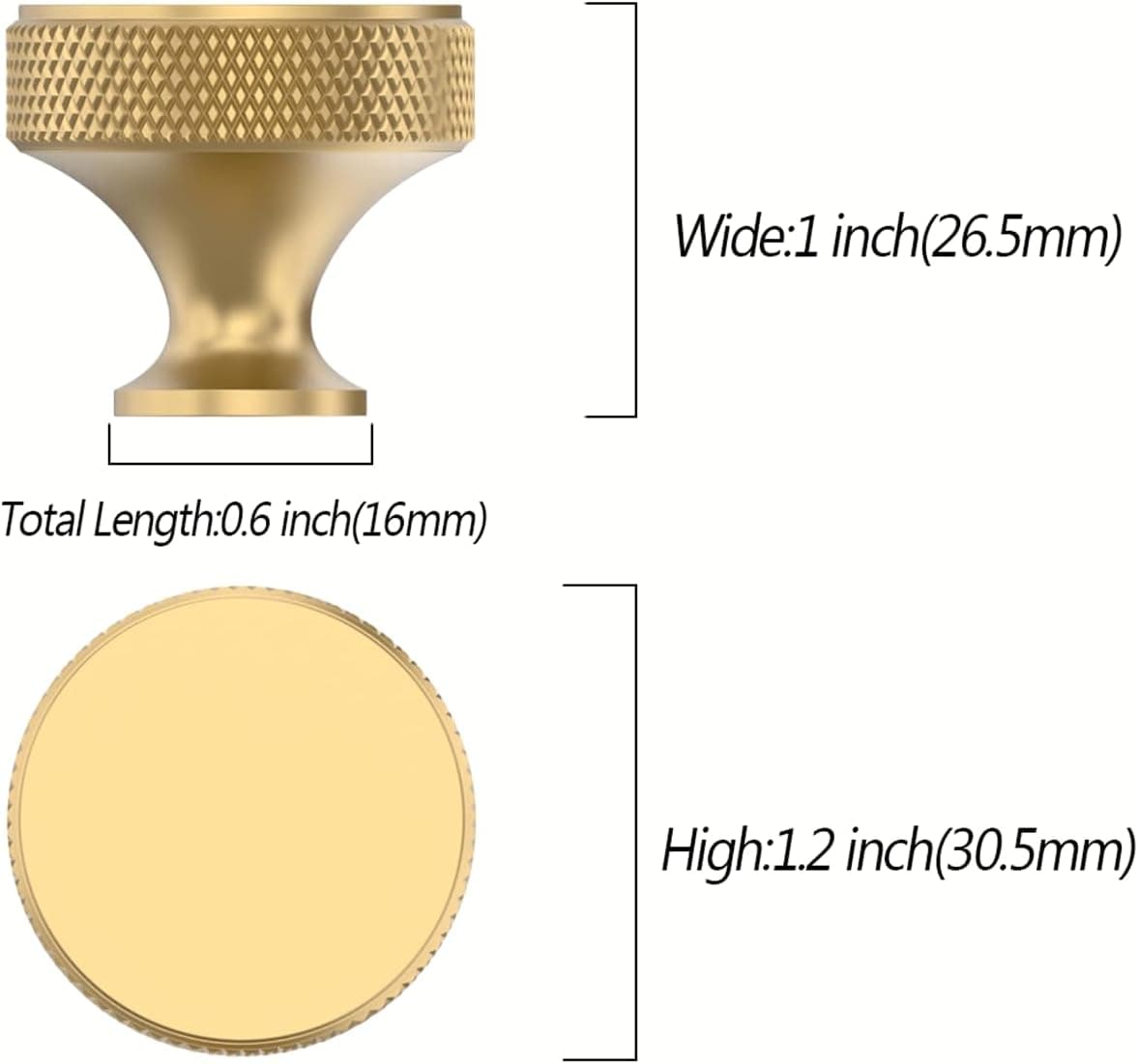 10 Pack 7.5 Inch(192mm) Brushed Gold Cabinet Pulls Cabinet Handles Cupboard Handles Kitchen Cabinet Hardware for Cupboard Drawer Pulls