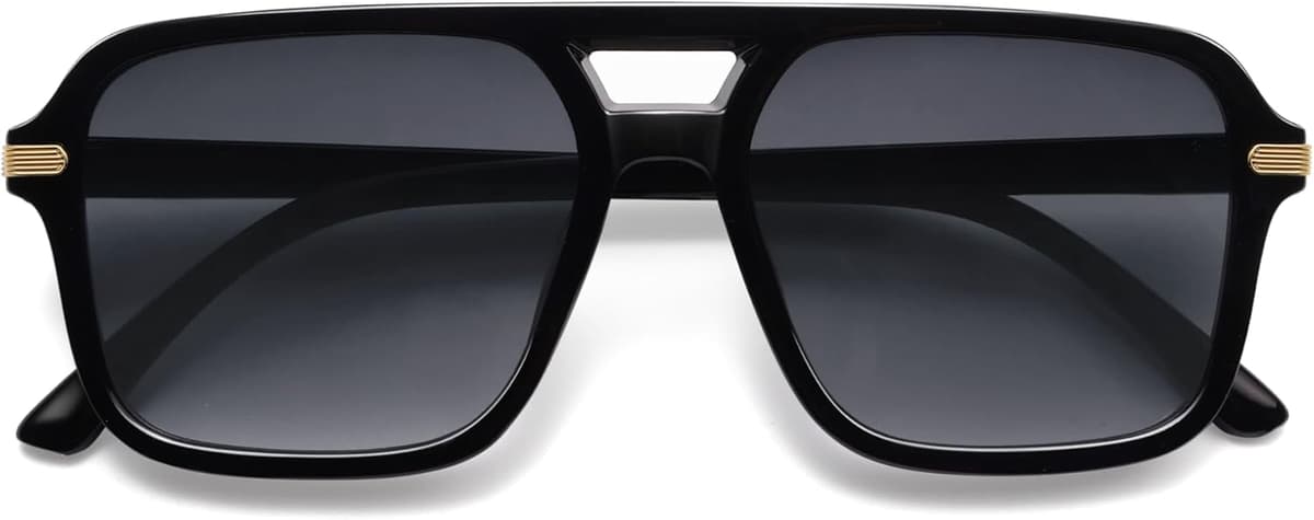 (WHITE) Retro Aviator Sunglasses for Women Men, Trendy Square Womens Mens Aviators UV400 Sunnies AP35833C3